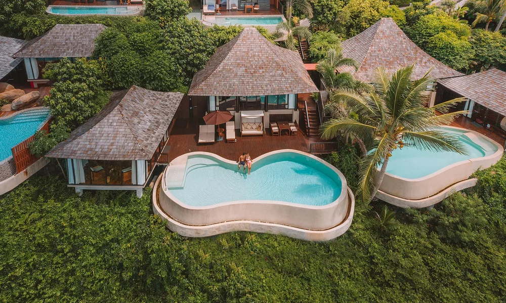 Pool villas at Silavadee Pool Spa Resort, Koh Samui
