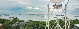 SkyHelix Sentosa open-air gondola in Singapore