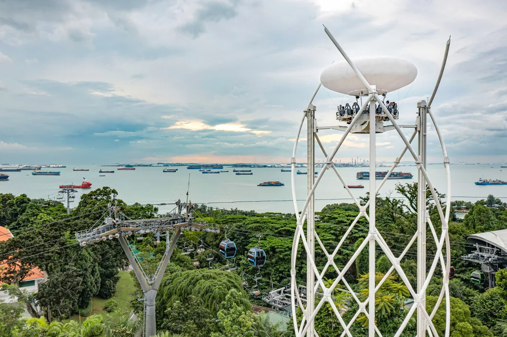 SkyHelix Sentosa open-air gondola in Singapore